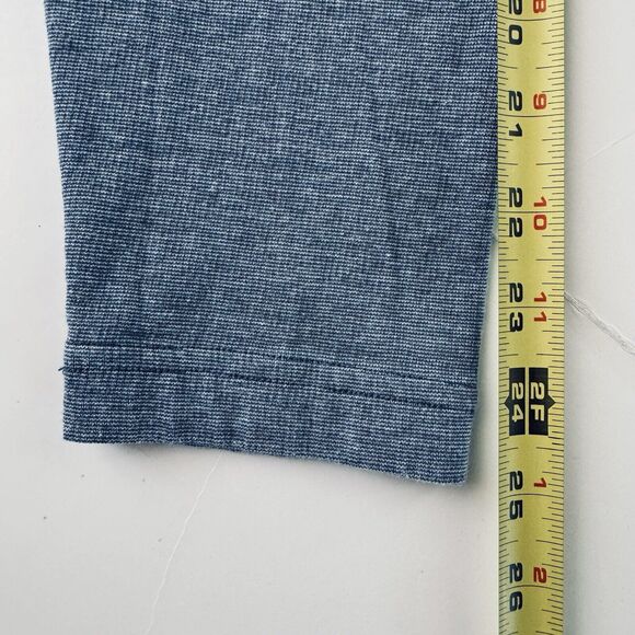 Ocean + Coast 1/4 Zip Long Sleeve Pullover Mens Heather Blue Soft Size XL - Picture 9 of 12